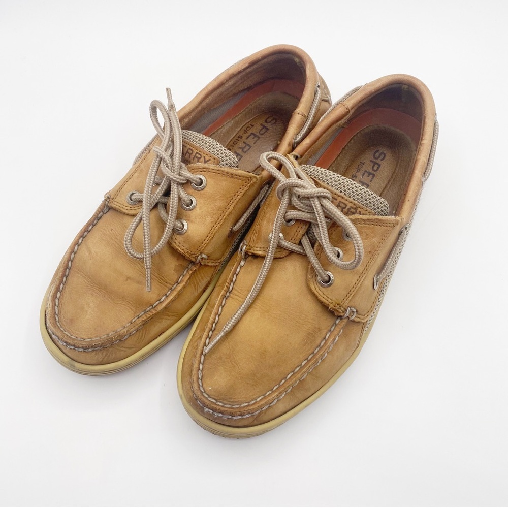 Sperry Top Sider Men's Tan Boat Shoes Casual Size 8.5 M - Picture 2 of 10